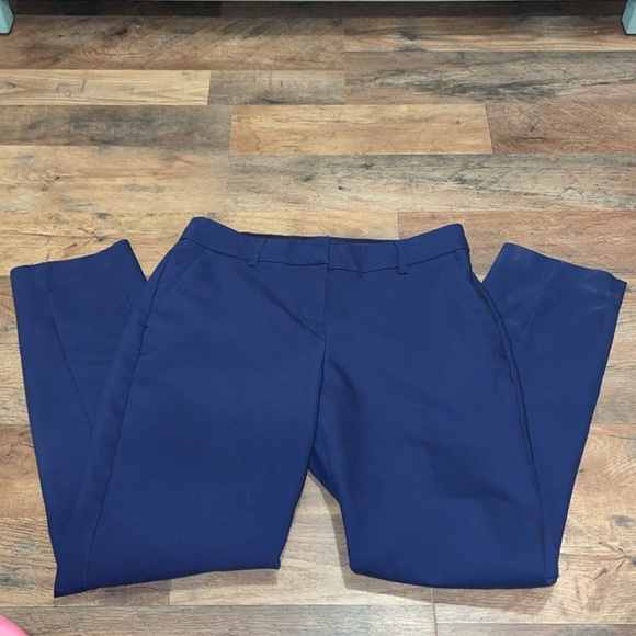 Express Columnist Navy Pants.  Size 2R. - Picture 1 of 8